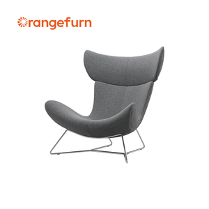Orangefurn style nordique minimaliste surface colorée réplique en cuir véritable <span class=keywords><strong>boconcept</strong></span> chaise imola - Product Image 3