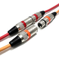 Cable de Audio XLR de 3 Pines Macho-Hembra de Longitud Personalizada con Blindaje Trenzado para Micrófono de Cine en Casa y Mezclador (Opciones de 1m-50m)
