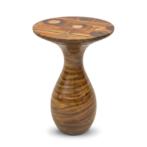 Modern Handmade Indonesian Solid <b>Wood</b> Non-Foldable Coffee <b>Table</b> with <b>Round</b> <b>Top</b> for Living Room Home Furniture - Product Image 1