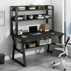 Factory Wholesale Metal Computer <strong>Desk</strong> with Ergonomic Durable Home Office <strong>Desk</strong> with Bookshelf <strong>Space</strong> <strong>Saving</strong> Design - Product Image 3