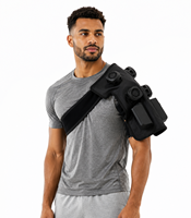 Appareil de thérapie par le froid et la chaleur portable et rechargeable avec compression d'air pour la récupération sportive des épaules