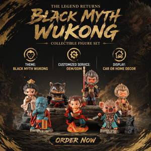 Figurine en résine Black Myth Wukong, boîte mystère, figurine animale, mythologie chinoise, objet de collection, décoration écologique pour la maison - Product Image 5