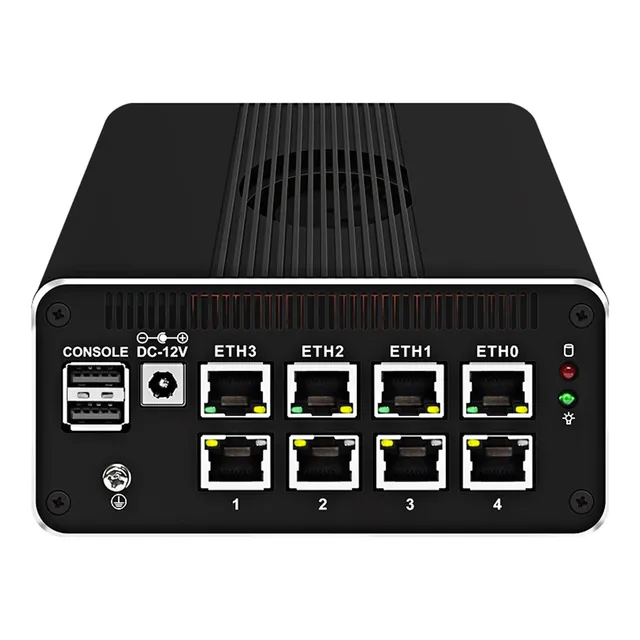 New 12th Gen Firewall Appliance 2*10G SFP Intel I3-N305 N200 N100 4x I226-V 2.5G DDR5 NVMe Soft Router Mini PC Proxmox Server