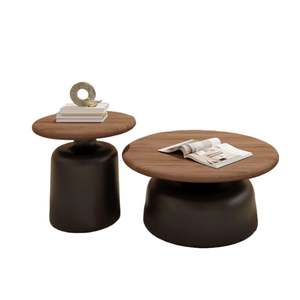 ห้องนั่งเล่นเรียบง่ายทันสมัยโต๊ะกาแฟสไตล์ครีมโต๊ะกาแฟ - Product Image 1