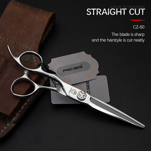 Ciseaux pour gauchers de 6,0 pouces en acier VG10, ciseaux professionnels pour salon de coiffure, ciseaux PROSEE pour couper et effiler les cheveux - Product Image 2
