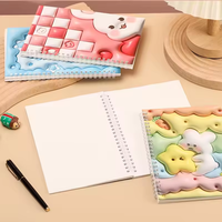 Mignon Girly Bulk A5 A4 Spirale Trendy Kids Writing Lined Notebook pour étudiants