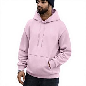 Sweat-shirt à capuche zippé pour homme, coupe classique, couleur unie, en coton peigné 100 %, respirant, écologique, manches classiques, décontracté - Product Image 6