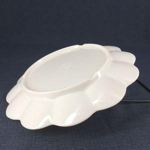 Plato personalizable de gama alta con borde de flores de melamina, vajilla reutilizable, diseño especial para restaurantes, calcomanía Irregular de plástico - Product Image 4
