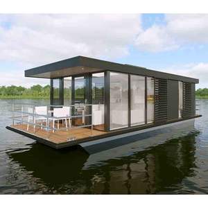 Casa Flotante, Vivienda sobre el Agua, Casa Flotante Hermosa para 4 Estaciones, Ideal para Hoteles y Resorts - Product Image 2