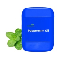 Huile de menthe poivrée pure non diluée de qualité alimentaire, marque privée, haute qualité 100%