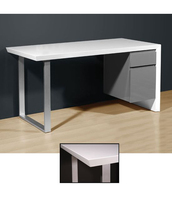 Bureau de direction moderne au design unique et incurvé, en bois/stone, garantie 10 ans pour le bureau à domicile et l'école