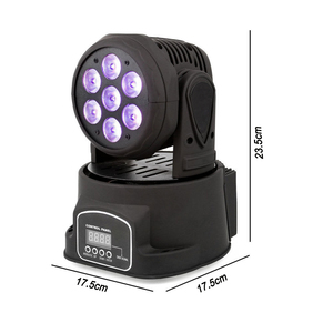Promotionnel 7*10w LED RGBW 4 en 1 DMX <span class=keywords><strong>Move</strong></span> Head Light Party Disco DJ Stage Lights - Product Image 6