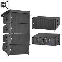 CVR Pro Audio W-310 Active Line Array 1000W 3 voies Double 10 pouces avec caisson de basses de 18 pouces