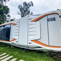 Maisons préfabriquées modernes Espace capsule Cabine Hôtel Conteneur Maison Pod Extérieur Mobile Petite Maison Luxe