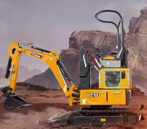 XE10U 12 Ton Mini Excavadora sobre orugas 03m3 Cubo Compacto Maquinaria de excavadora industrial - Product Image 2
