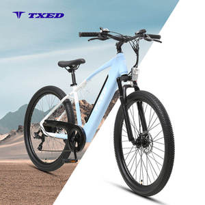 Vélo électrique TXED 48V/10.4Ah Batterie au lithium 27,5 pouces Vélo de montagne électrique hybride à suspension avant en alliage 7 vitesses - Product Image 1