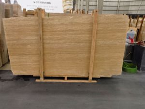 Dalles de travertin beige de Turquie bon marché pour les murs et les sols intérieurs et extérieurs, pierre naturelle - Product Image 3
