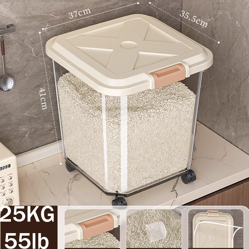Marrone--25KG/55LB-Con Ruote