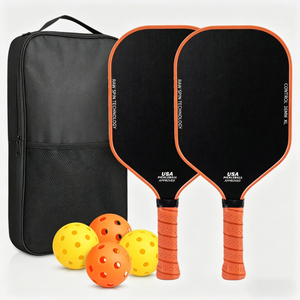 Paddle da Pickleball in Fibra di Carbonio T700 Approvato USAPA, Ultra Leggero, Senza Bordi, 2 Racchette, 4 Palline, 1 Borsa - Product Image 5