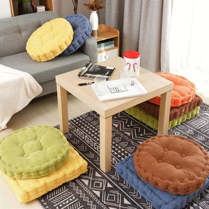 Cojines de lona de algodón para ventana de Bahía de estilo japonés de alta calidad, cojines lumbares para asiento de meditación yóguica Circular gruesa - Product Image 4