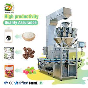 Remplisseuse automatique de bouteilles de riz, sucre, café, thé, remplissage et scellement verticaux - Product Image 1