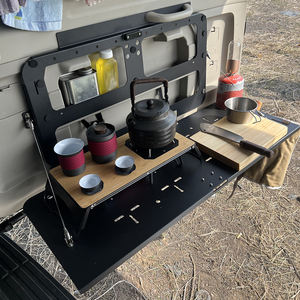 Novo para 2006 ~ 2022 Mitsubishi V93/V97/V87 Montero Shogun Pajero porta traseira mesa dobrável Pajero armazenamento de carga traseira - Product Image 2