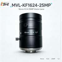 Objectif HIKROBOT MVL-KF1624M-25MP 16mm FA à monture C, série KF-P, haute résolution, faible distorsion, conception achromatique, revêtement large bande