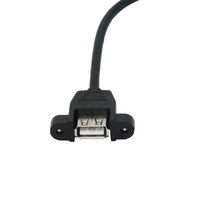 Cable USB Personalizado con Conector JST Molex a Montaje en Panel Hembra