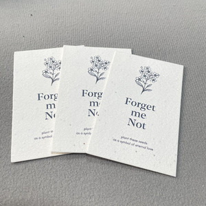 Biểu Tượng Tùy Chỉnh In Ấn Cảm Ơn Bạn Giấy Cho Doanh Nghiệp Nhỏ Thân Thiện Với Môi Nhà Máy Phân Hủy Sinh Học Hạt Giống Hoa Thẻ Với Có Thể nhìn thấy Hạt Giống - Product Image 6