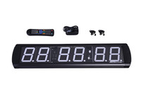 Minuterie d'entraînement numérique intelligente pour salle de sport MDBuddy avec écran LED et logo personnalisé