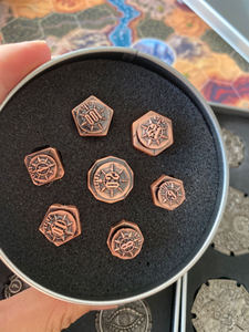 Dnd xúc xắc đặt DND Xúc Xắc <span class=keywords><strong>D</strong></span> & <span class=keywords><strong>D</strong></span> xúc xắc RPG ngục tối & rồng đa diện số lớn trò chơi pastel xúc xắc kim loại - Product Image 6