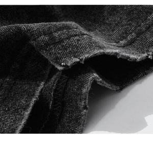 Camiseta Hip Hop Oversize de Algodón Pesado, Blanca Lisa, Personalizable, Estilo Vintage, Lavado Ácido, Transpirable y Ecológica, Venta al por Mayor - Product Image 4