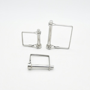 Lan Yue 304 Stainless Steel Square <b>Spring</b> <b>Clip</b> Pin Boat Fitting For Yachts And Fitness Equipment Solid Plunger Pin - Product Image 2