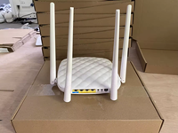 Routeur WiFi sans fil d'occasion Tenda FH456 450 Mbps avec 4 antennes externes 5 dBi et interface anglaise