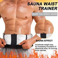 Faja Reductora de Cintura de Poliéster con Botones, Moldeadora, Soporte Lumbar para Fitness, Reductor de Vientre de Cerveza