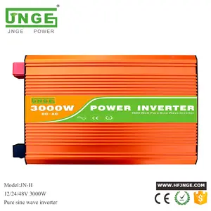 Pure Sine Wave Inverter 3000W Daya DC 12V 24V Ke AC 220V Tegangan 50/60HZ Konverter Solar Mobil Inverter dengan LED dan USB