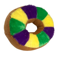 HLC personnalisé Gnome Mardi Gras roi gâteau en peluche peluche jeter 9 pouces nouvelle-orléans prix ornement bébé oreiller fête défilé décoration