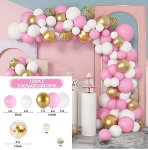 Meilleure Vente Ensemble de Ballons Décoration Mariage Anniversaire <span class=keywords><strong>Arche</strong></span> de Ballons Or - Product Image 3