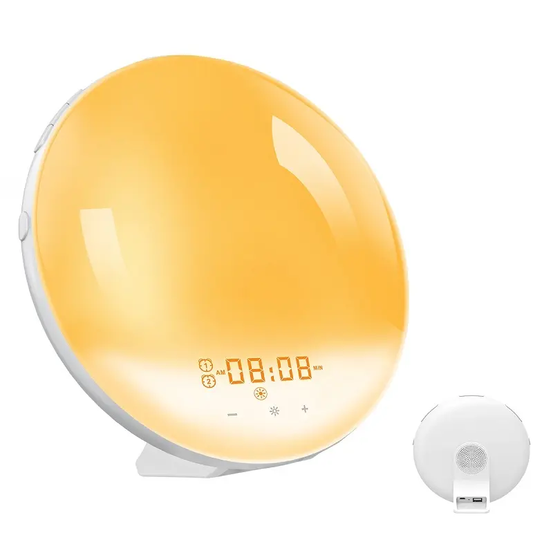 2023 New Arrive Touch Sensor Kids Night Light Wake Up Light Sunrise Alarm Clock