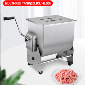 Hướng dẫn sử dụng và điện thịt trộn 20lb/44lb Xúc Xích trộn Máy chế biến thịt Equipment. Hand Mixer với nắp - Product Image 2