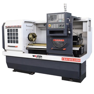 Máquina de torno CNC pequeña de cama plana para corte de metales <span class=keywords><strong>CK6140</strong></span> - Product Image 1