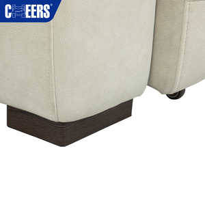 Sofá <span class=keywords><strong>Cama</strong></span> Reclinable Eléctrico MANWAH CHEERS, Sofá Seccional de Tela en Forma de L, Grupo de Sofás Reclinables con <span class=keywords><strong>Chaise</strong></span> Longue para Sala de Estar - Product Image 5