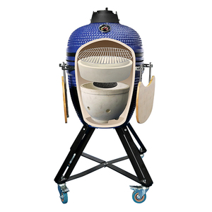 <span class=keywords><strong>Barbecue</strong></span> moderne en céramique au charbon de bois de grande taille <span class=keywords><strong>pour</strong></span> l'extérieur, chariot robuste, fumoir, four à <span class=keywords><strong>pizza</strong></span> sans fumée, combo commercial - Product Image 5