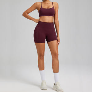 Conjunto Deportivo de Yoga 2 Piezas <span class=keywords><strong>para</strong></span> Mujer, Transpirable, con Bolsillos, Ajustado, <span class=keywords><strong>para</strong></span> Correr al Aire Libre, 2026 - Product Image 3