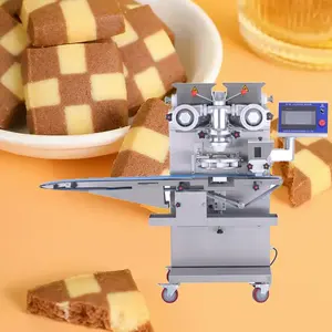 Máquina dispensadora de galletas máquina de masa de galletas máquina incrustante comercial