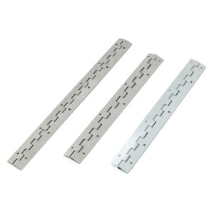 Vente en gros personnalisable Charnière de piano en acier inoxydable de 24 pouces de long Résistance à la corrosion Prévention de la rouille Fermeture en douceur Design moderne - Product Image 1