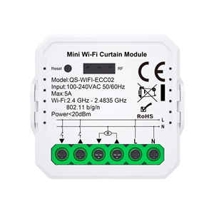 Interruptor Inalámbrico para Motor de Cortina Eléctrica, Control Remoto de 50 Metros, Interruptor de Persiana Enrollable de Plástico, Persianas, Ventanas, 5A Máx., Sistema de Hogar Inteligente - Product Image 3