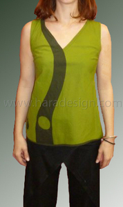 Top Corto sin Mangas para Mujer, de Poliéster/Nailon, con Estampado Floral, Ecológico, Anti-UV, de Secado Rápido, Removible 1 - Product Image 2