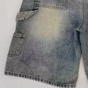 High Quality Custom Vintage Washing Denim <b>Jeans</b> Shorts for Men Acid Wash Loose <b>Baggy</b> Pants Oversized Denim <b>Jean</b> Shorts <b>Women</b> - Product Image 6