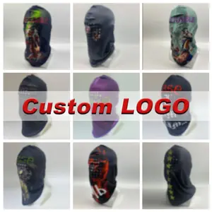 Fashion Designed 100% Polyester Custom Your Logo Kanye West Ski Balaclava Style Hood Donda Face Cover Mask